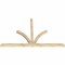 Ekena Millwork Richland Rough Sawn Timber Gable Bracket, Douglas Fir, 108"W x 68"H x 4"D x 4"F, 15/12 Pitch GBW108X68X0404RIC00RDF - alternate 2